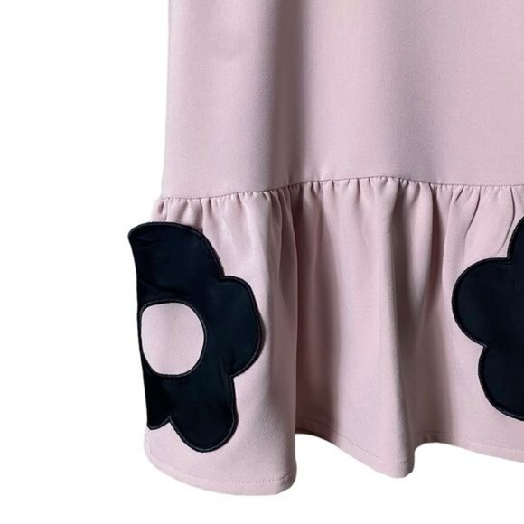 Victoria Beckham Girl Blush Flower Pocket Drop Waist Dress Size XS Pink … - Picture 5 of 10